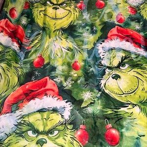 4x5 foot Grinch Blanket. Christmas blanket